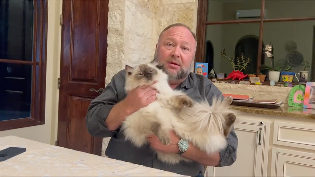 'This Is Not A Joke': The DOJ Wants to Take Alex Jones's Cat For Sandy Hook Families