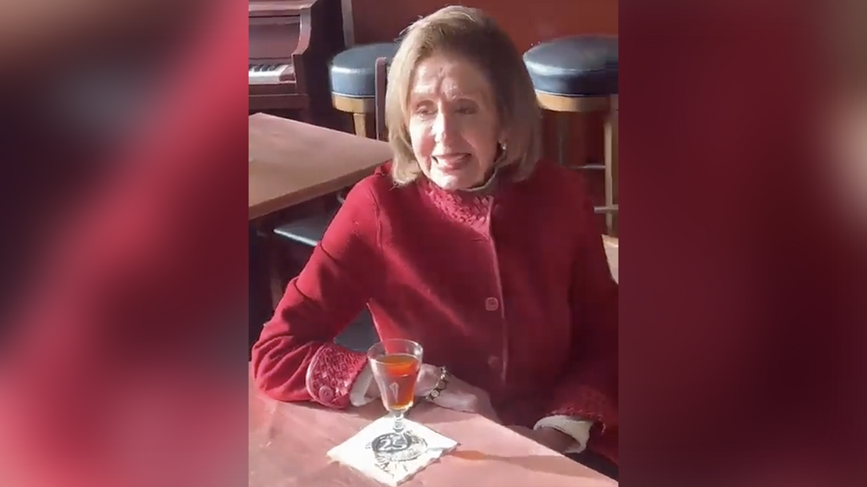 Watch: Nancy Pelosi gets heckled at a cafe with tough questions you'd think a journalist would ask her