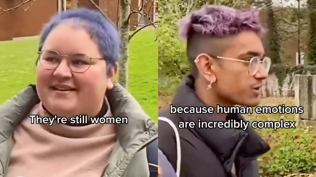 Watch: Woke zoomers claim biological men should be allowed In women's prisons because ... you know
