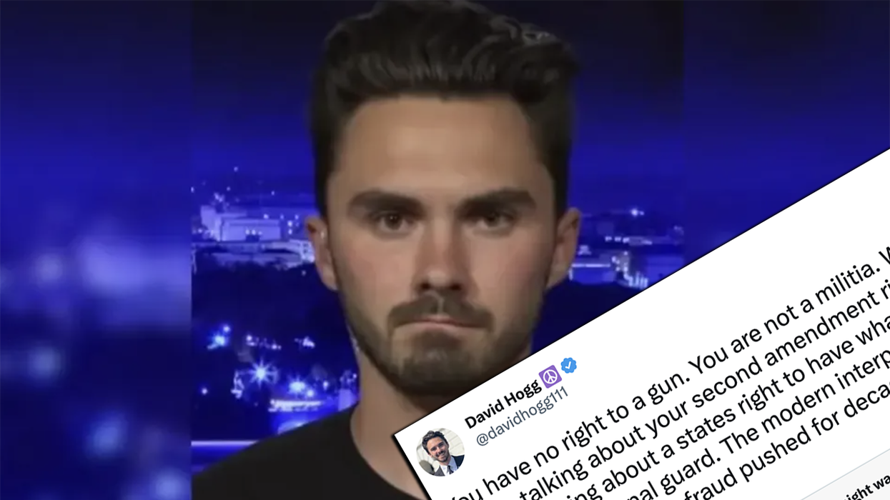 Love It: David Hogg's latest derptastic anti-gun tweet got smacked with a fact check