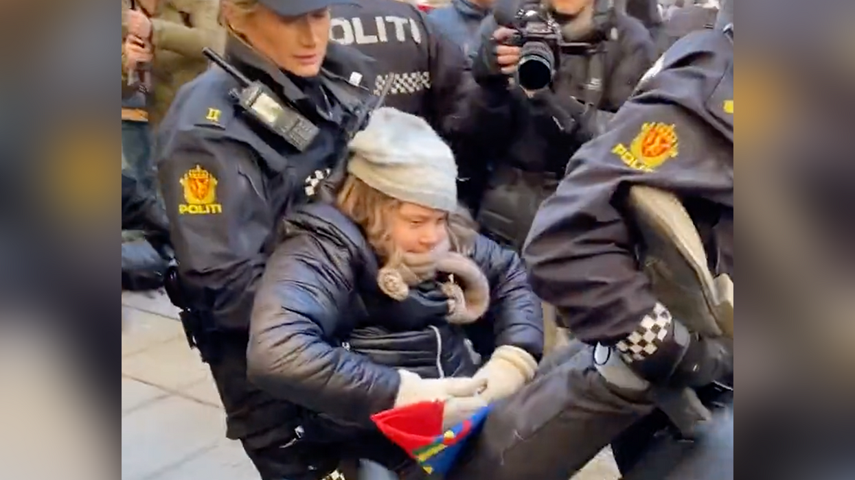 Watch: Greta Thunberg Once Again "Arrested" By Police, This Time Over Norwegian Reindeers