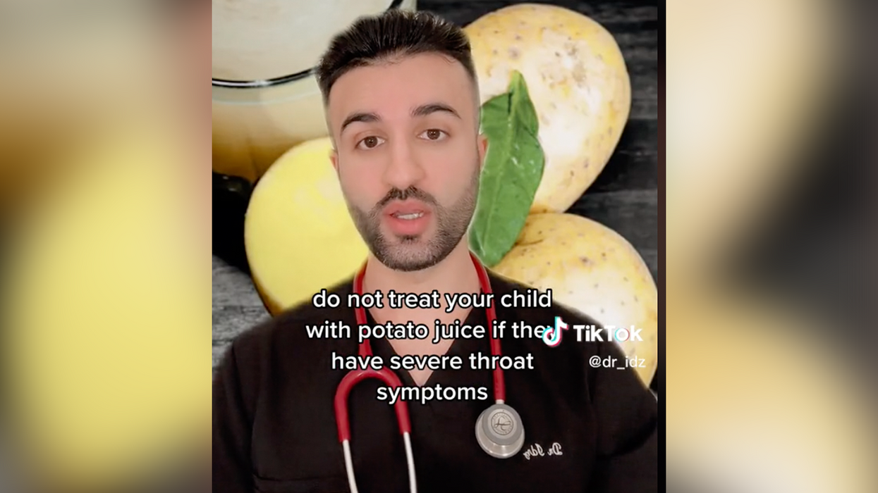 WATCH: Doctors Have to Tell People That Potato Juice Does Not Cure Strep Throat. Yes, People Really Thought It Did.