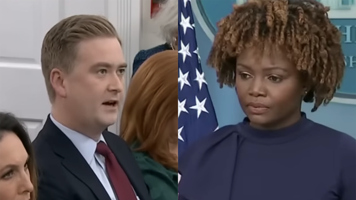 Doocy corners Karine Jean-Pierre, wants to know why Joe Biden is such a p*ssy when it comes to China