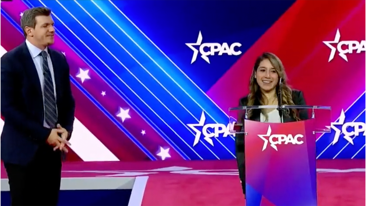 WATCH: James O'Keefe Brings Brave Pfizer Whistleblower, Who Now Fears For Her Life, Onstage at CPAC