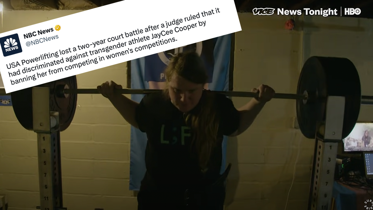 Court rules USA Powerlifting must allow biological men to compete against women. Because equality.