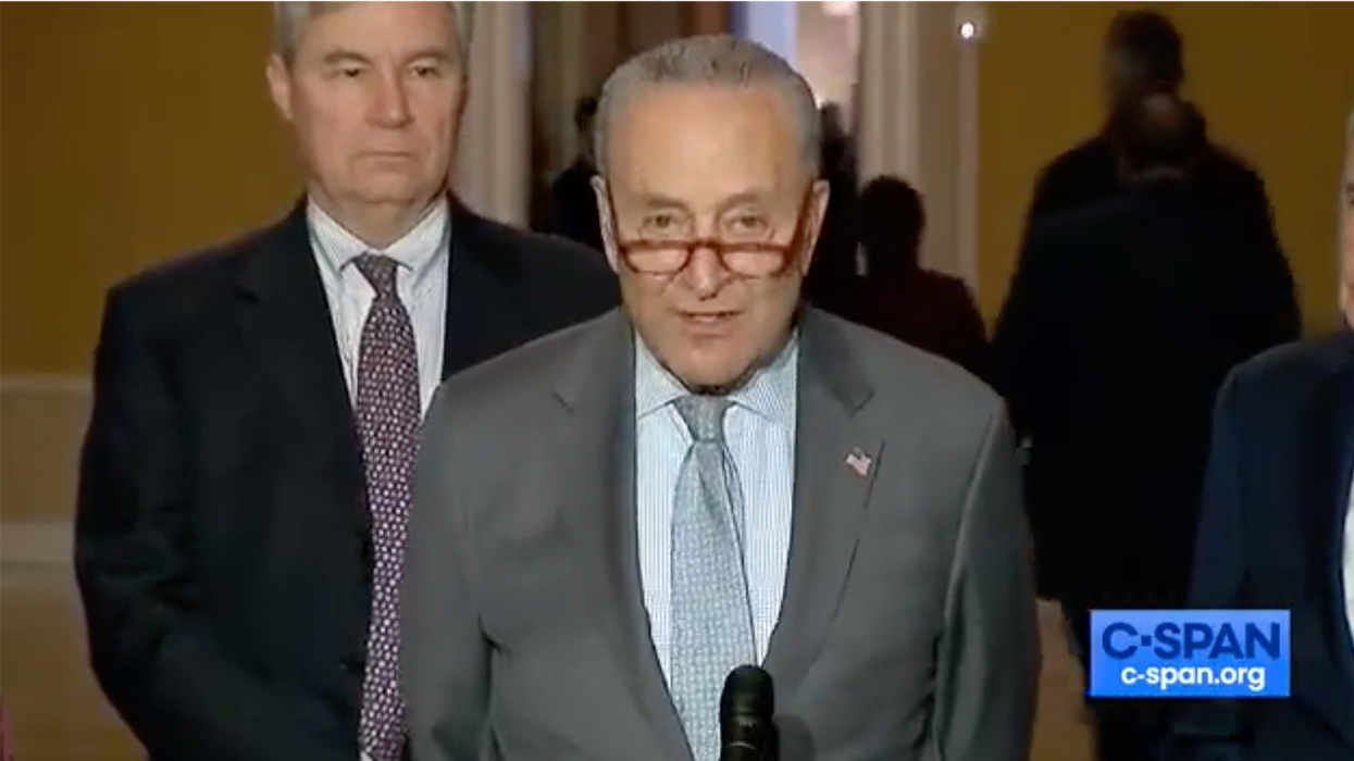 WATCH: Chuck Schumer Wants To Ban Tucker Carlson From Showing More Jan 6th Footage, For 'Democracy'