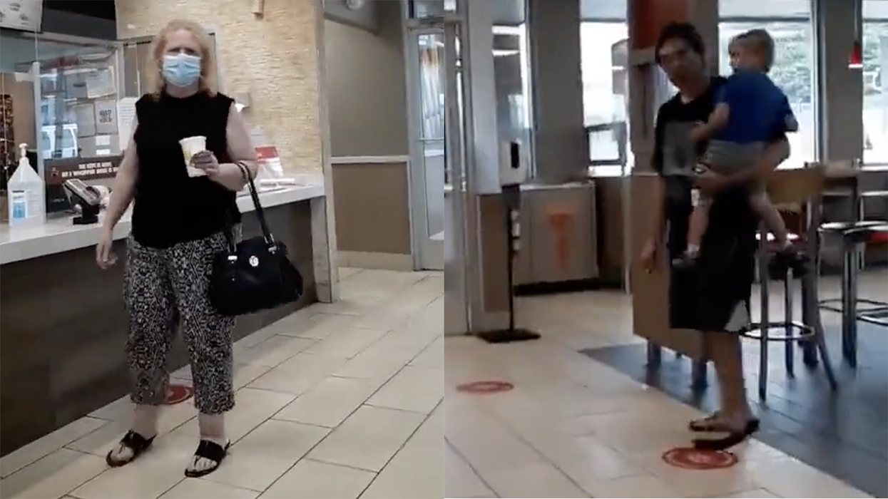 'I hope your kids die': Mask Karen makes little girl cry, doesn't think she's the *sshole here