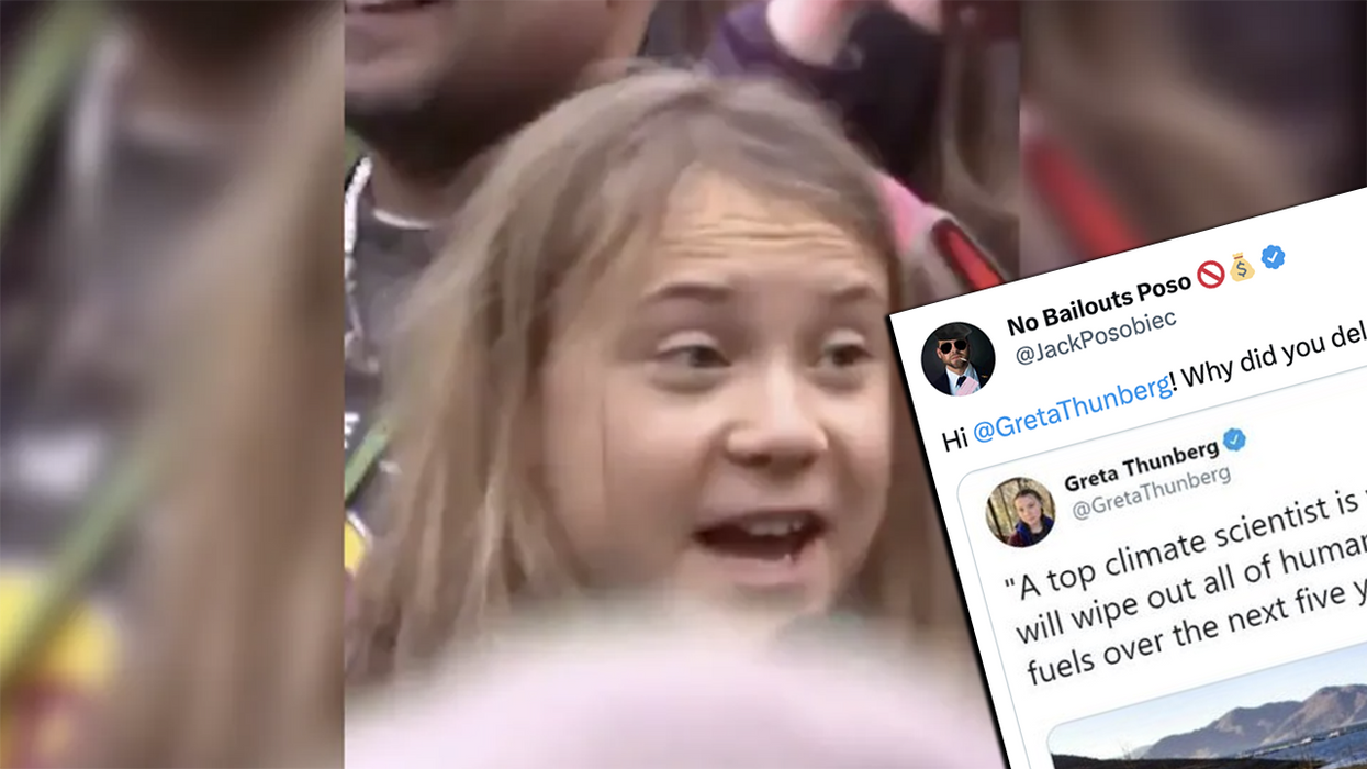 Greta Thunberg busted deleting 2018 tweet because it's five years later and humanity has yet to be destroyed