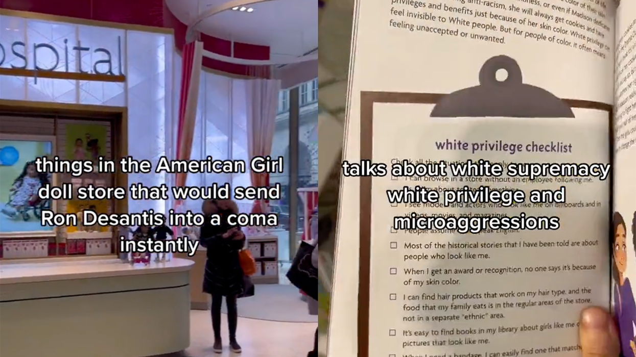 LOL: TikToker Claims DeSantis Would Be Triggered By Toy Store, Accidentally Exposes CRT In Children's Books