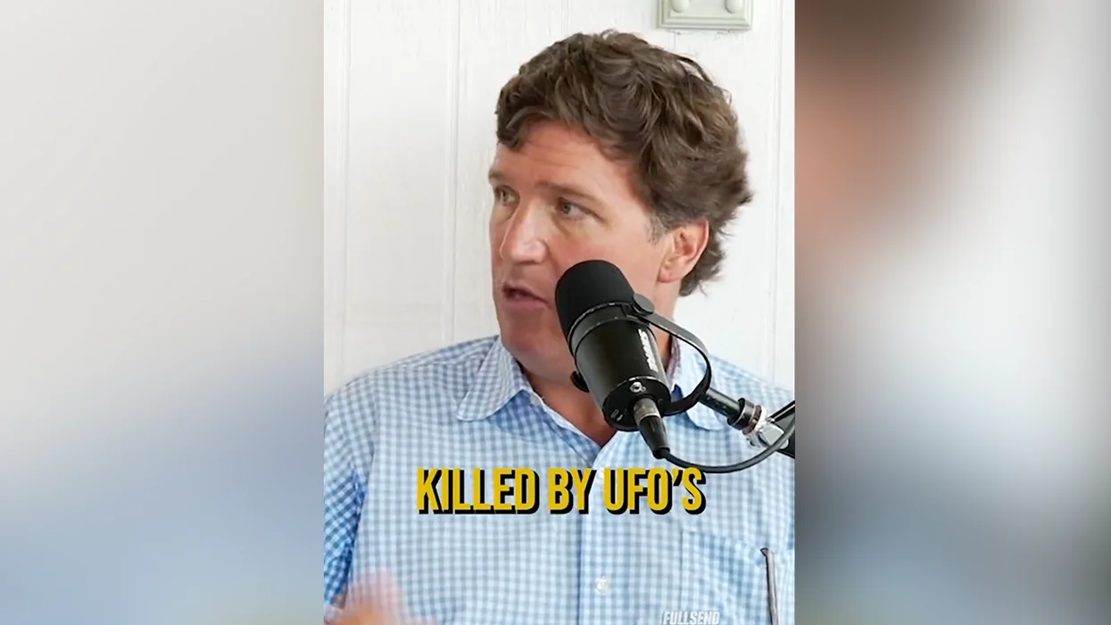 Tucker Carlson shocks Full Send Podcast with professor investigating brain damage of UFO victims for the US Govt