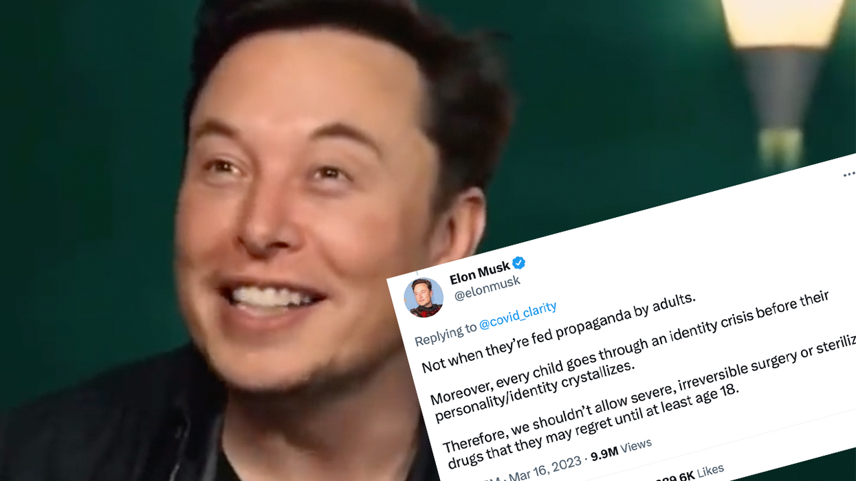'Not When They’re Fed Propaganda': Elon Musk Slams Politician Who Claimed Good Parents Trans Their Kids
