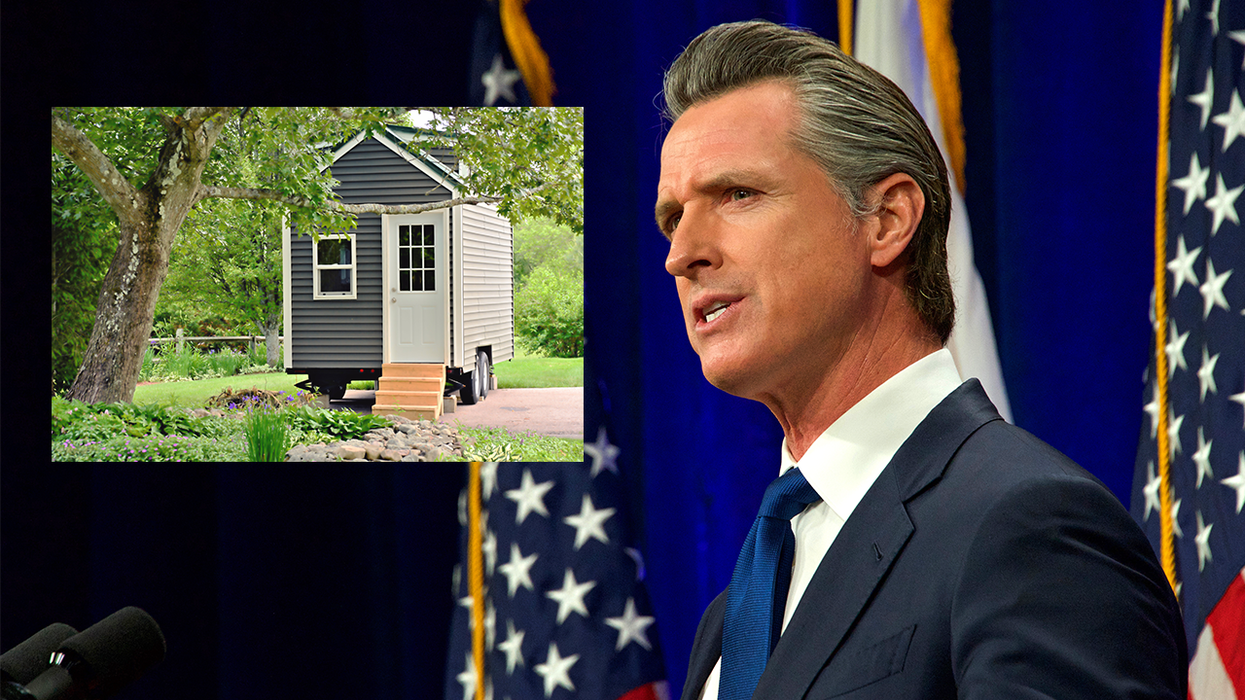 Gavin Newsom is spending tens of millions of tax dollars on 1200 tiny homes for the homeless