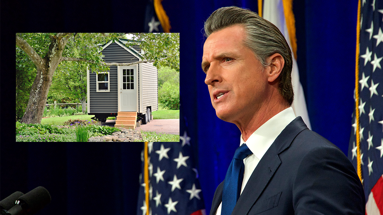 Gavin Newsom is spending tens of millions of tax dollars on 1200 tiny homes for the homeless