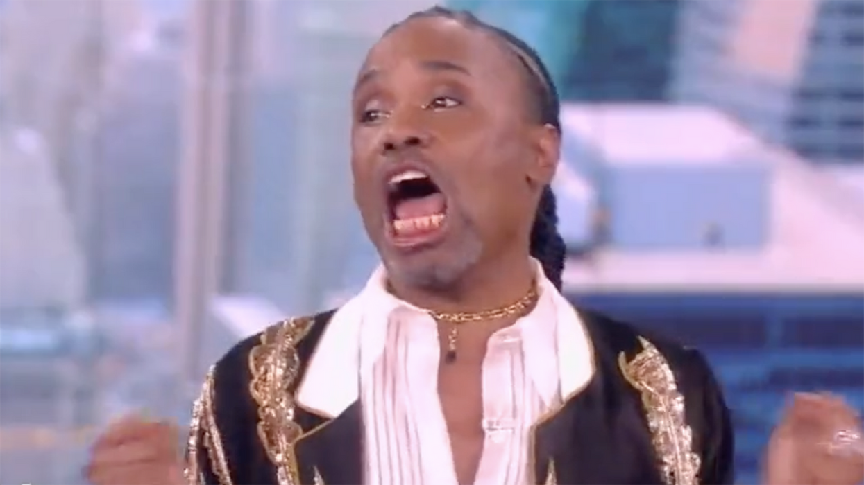 Watch: Billy Porter freaks out over Ron DeSantis, accuses him of launching a Civil War..."of the mind"