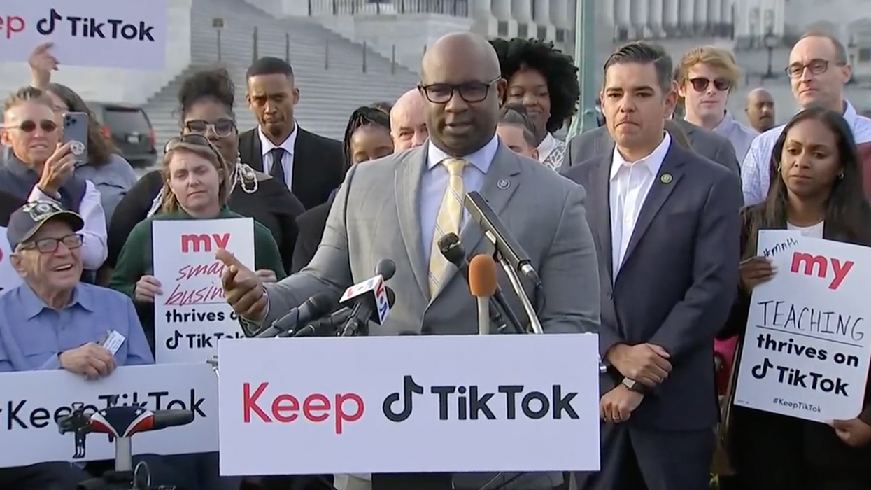 Democrat claims efforts to ban TikTok are raaacist, but somehow that's not even the worst part