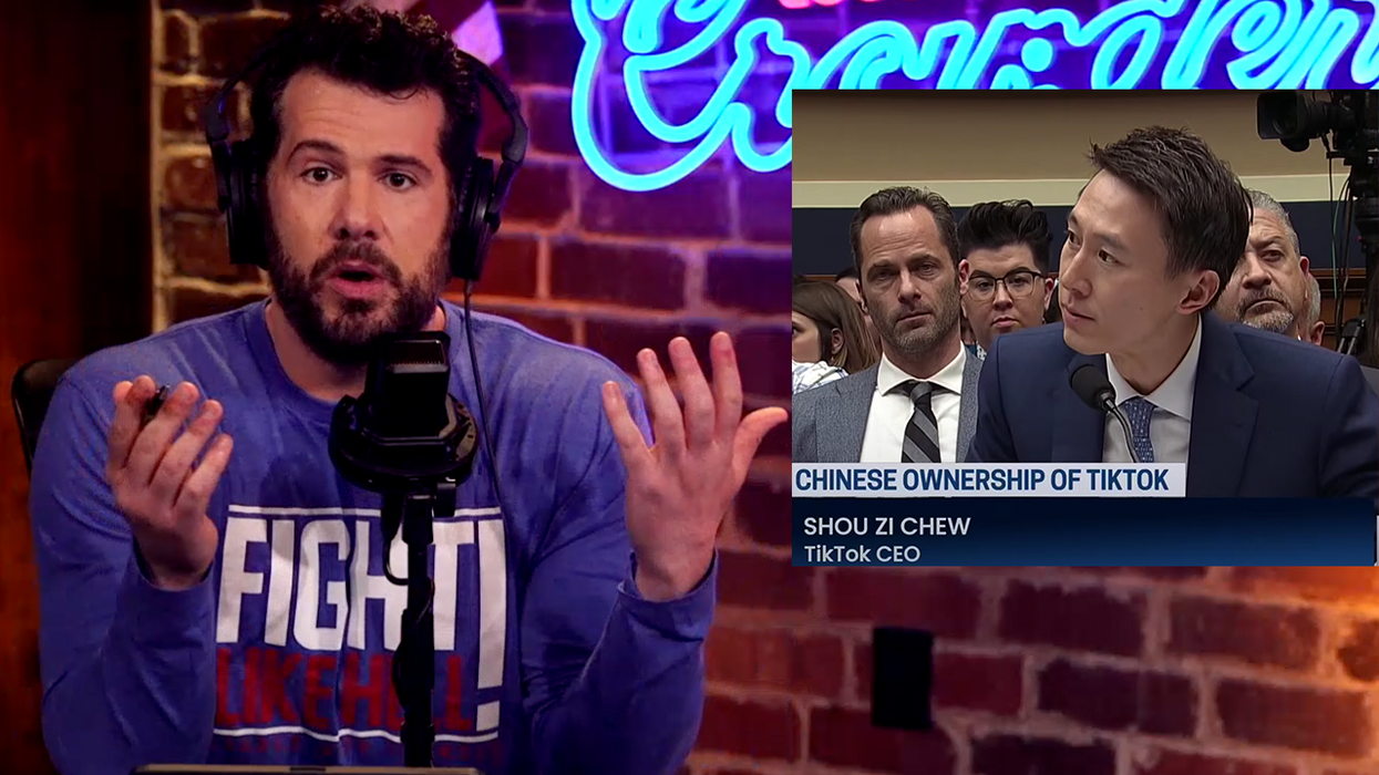 Crowder rants "get your kids off TikTok NOW" as TikTok's CEO is grilled on Capitol Hill