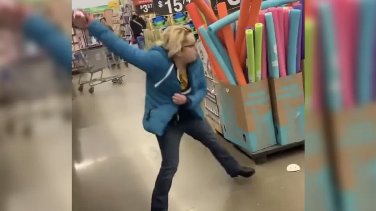 Watch: Woman has a nutty in Walmart, throws merch and screams how black lives - and her p***y - both matter