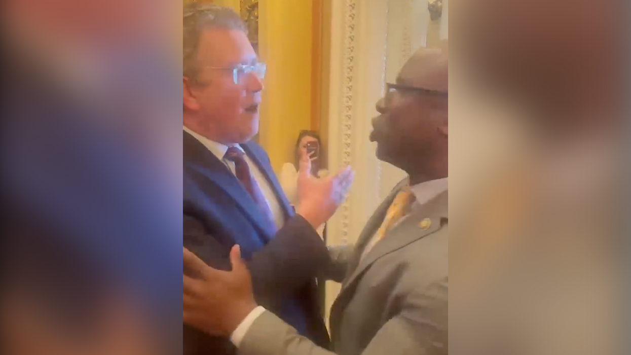Watch: Democrat congressman has meltdown over gun control, grabs GOP colleague in unhinged rant