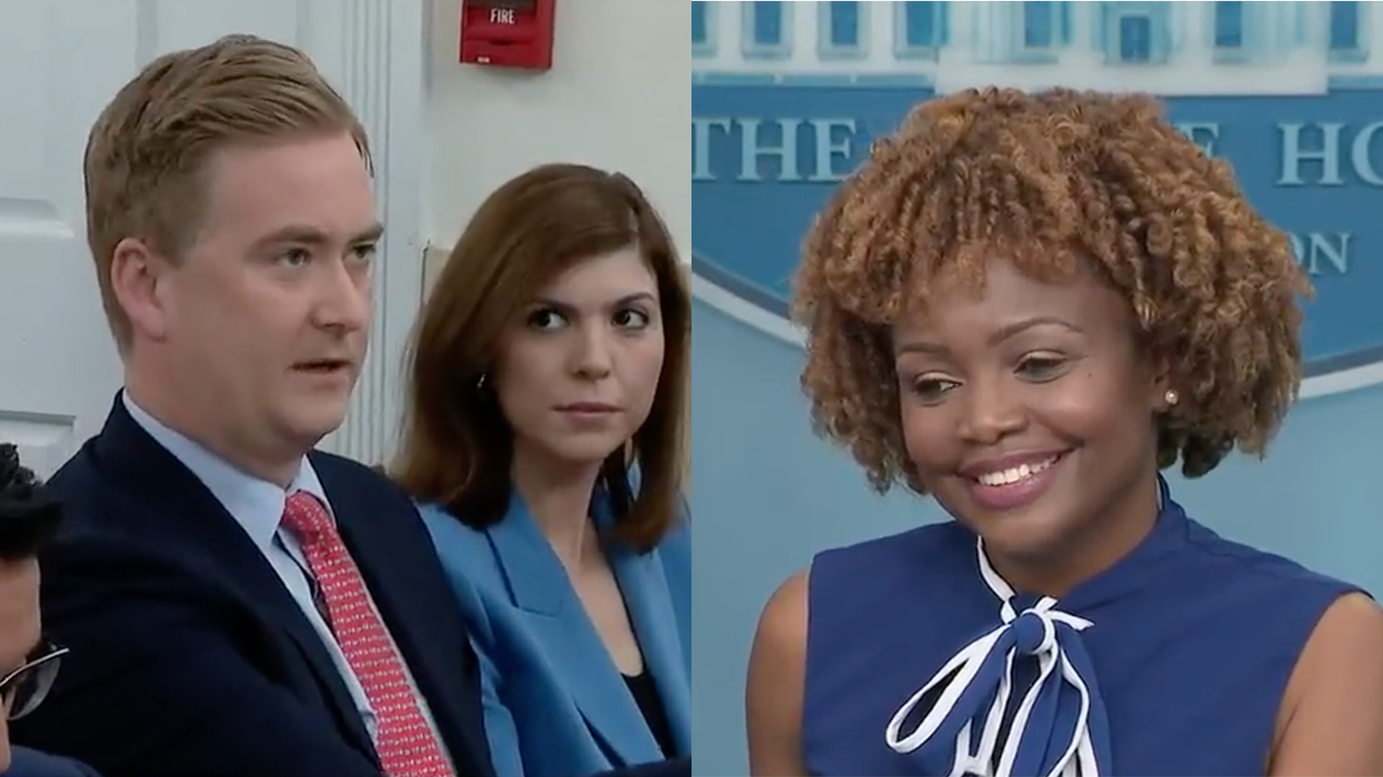 Watch: Doocy asks KJP if Biden's worried the Trump inditement sets precedence to go after Biden, hear her lame response