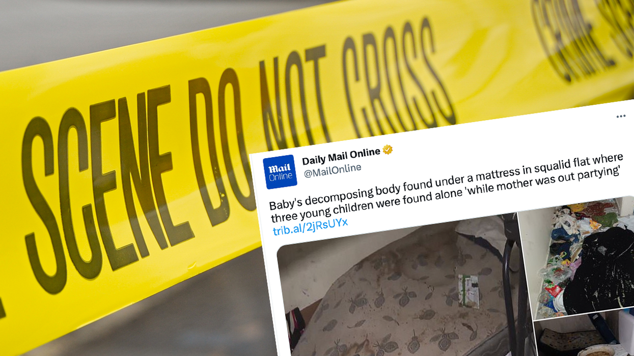 Police find baby's corpse under a mattress while the mother was out partying and we have some thoughts