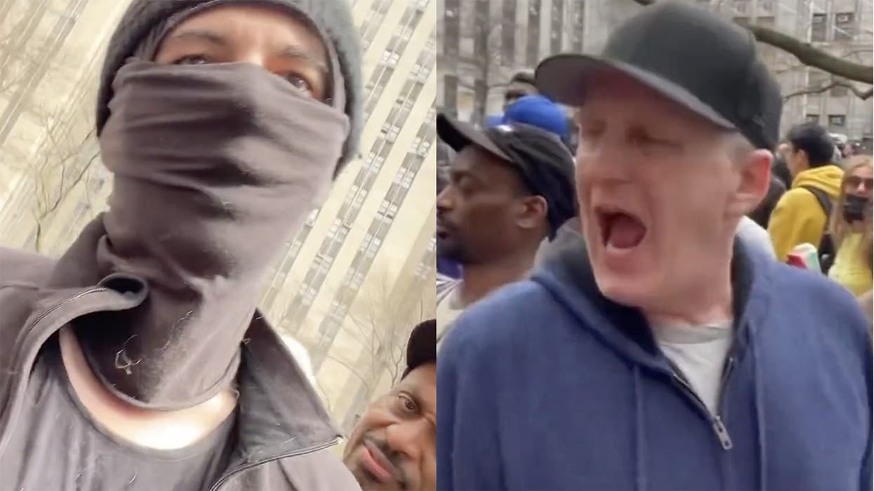 Watch: Anti-Trump actor Michael Rapaport picks a fight with a girl Antifa agent and we're not sure who to cheer for