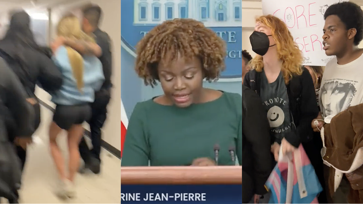 Watch: Women's sports advocate assaulted, trapped for three hours after WH encouraged trans activists "fighting back"