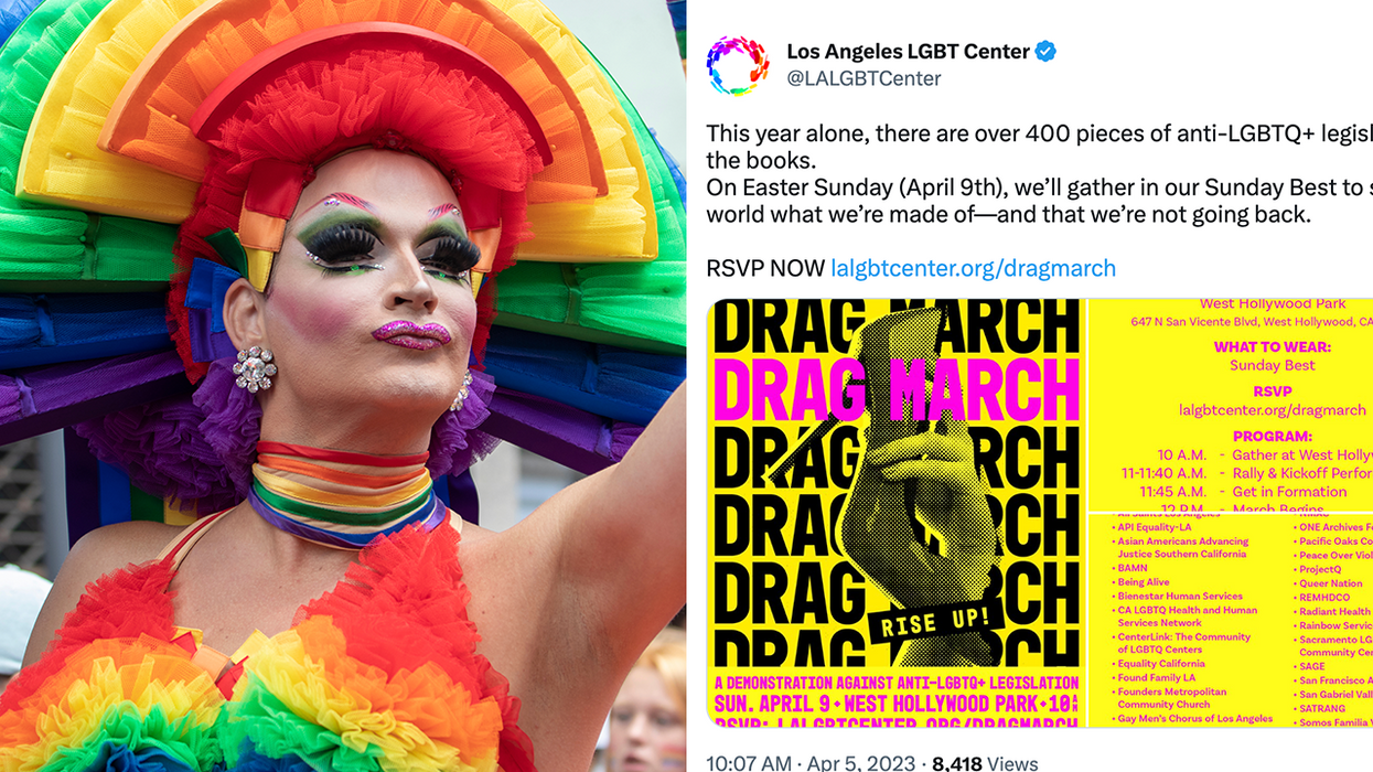 LA will celebrate Easter with *checks notes* a drag march protesting laws that ban mutilating children