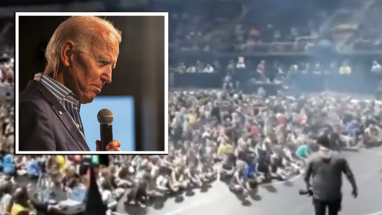 Watch: The lil'est patriots launch into deafening anti-Biden chant at youth wrestling tournament