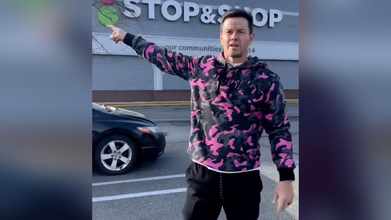 Watch: Mark Wahlberg attempts to "get his job back" at a grocery store in touching video
