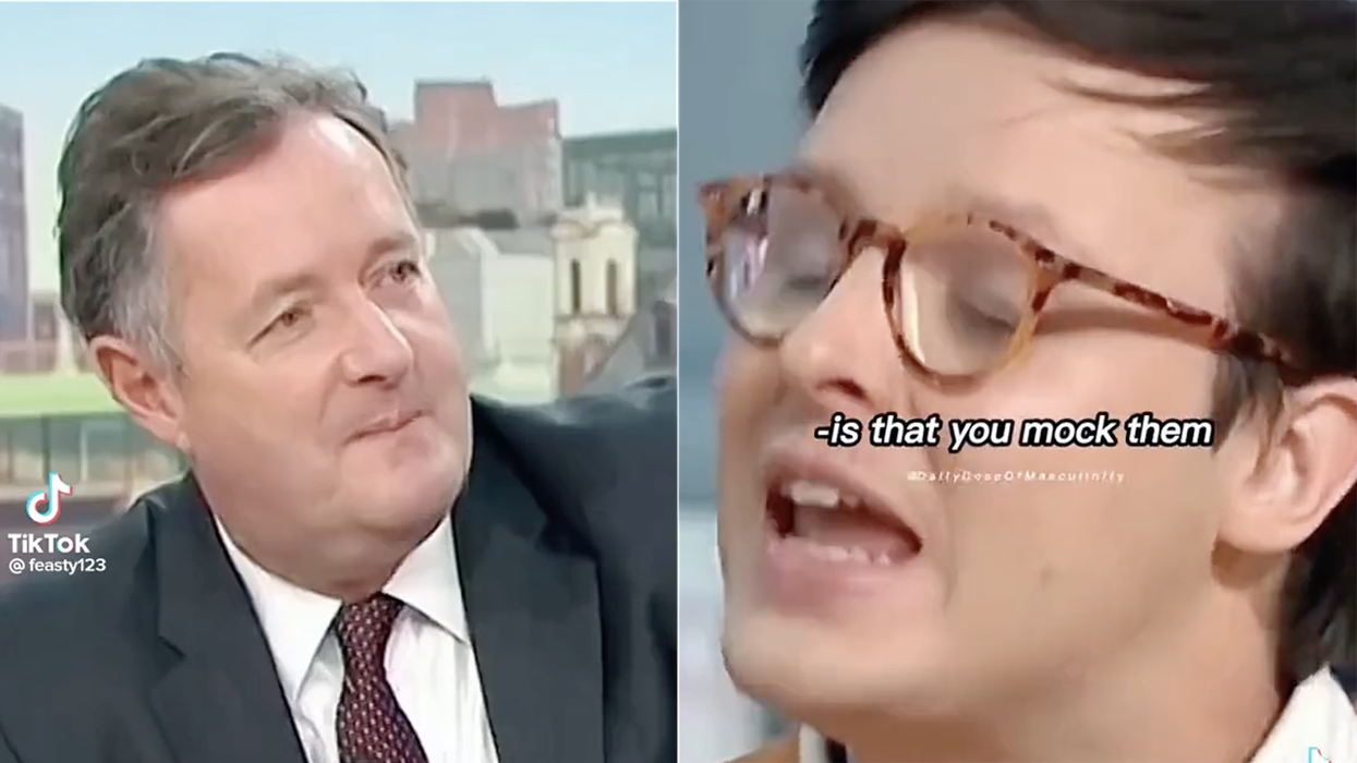 Watch: Piers Morgan bodyslams leftist pronoun cop with a 2-spirit penguin