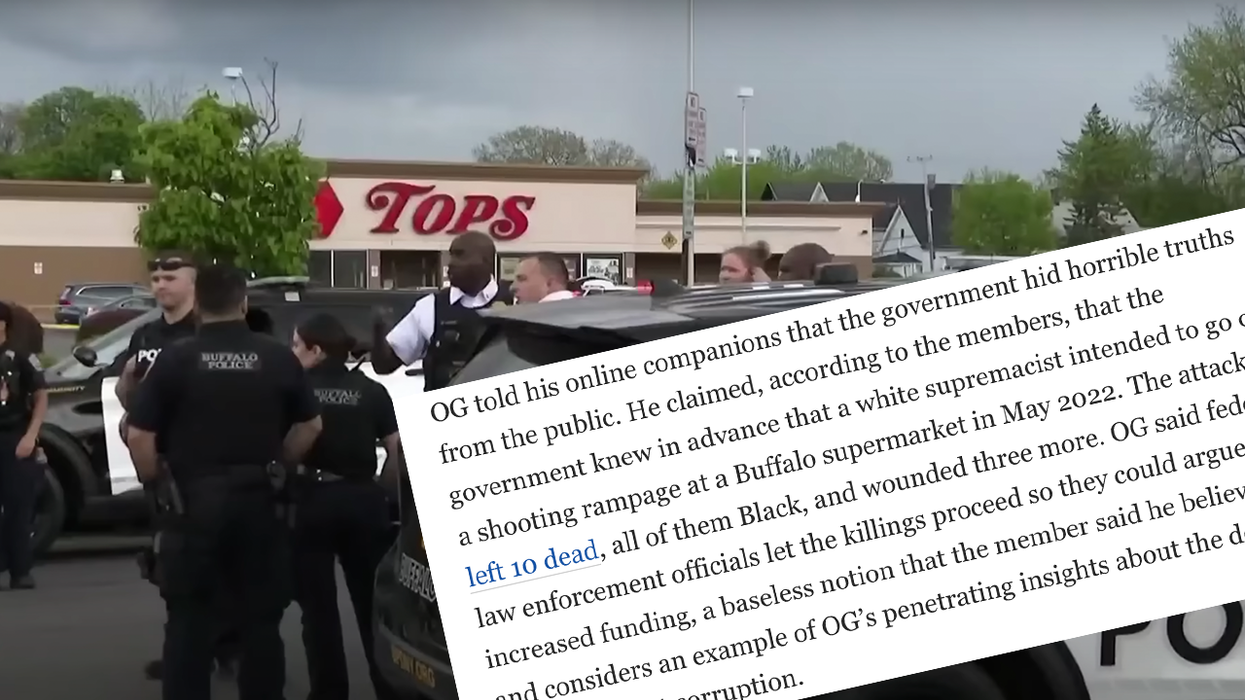 US classified docs leaker claims government knew about Buffalo Shooting in advance, and let it happen