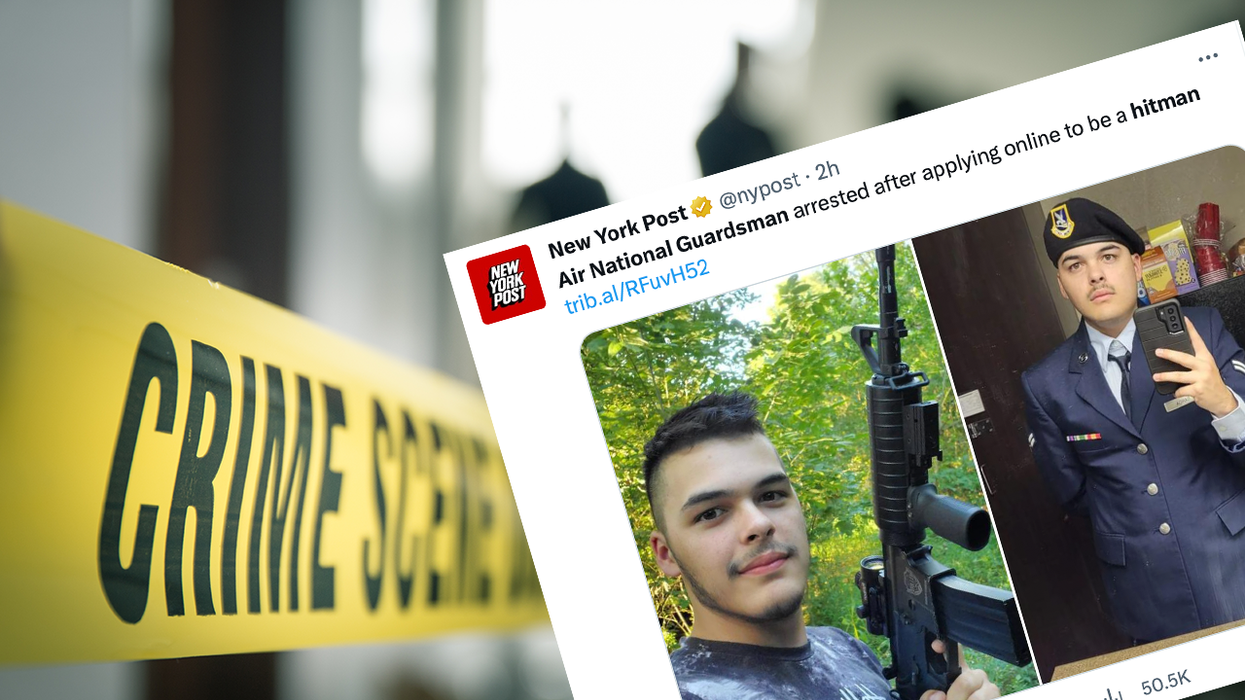 Air National Guardsman Arrested After Applying For Murder Job On 'RentAHitman.com'