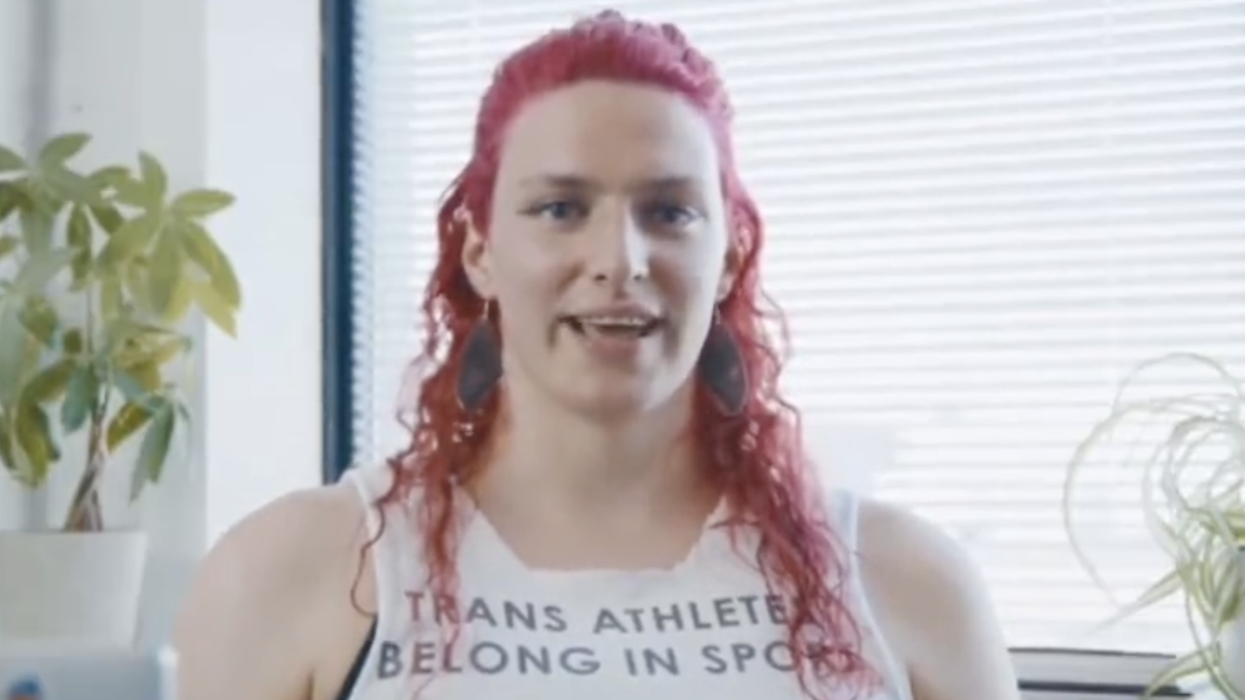 Watch: Lia Thomas, now with pink hair, shows support for Biden rule forcing girls to compete against biological males