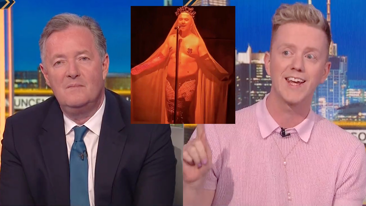 Chaos ensues when guest lectures Piers Morgan that he's 'not allowed' to be disgusted by Sam Smith