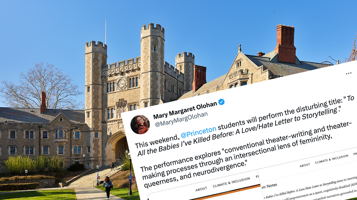 Woke Princeton Students Ready To Perform Show... About Why Women Need To Kill Babies