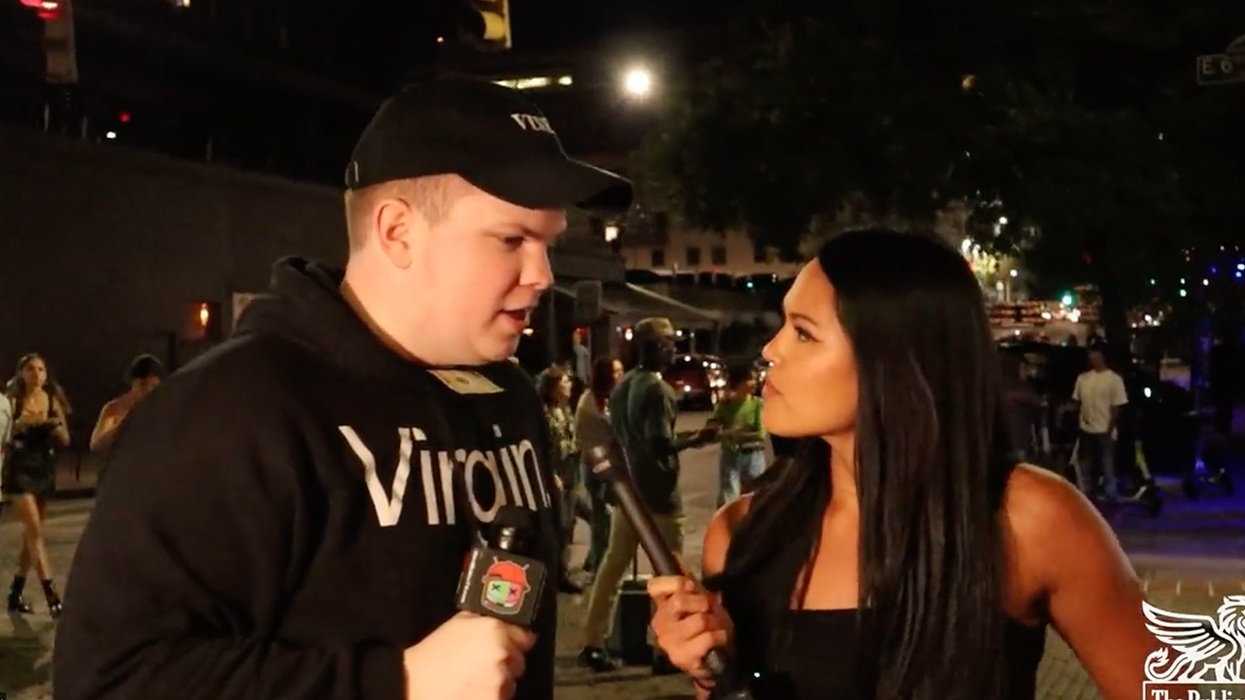 Watch: Reporter asks dudes if it's gay to date a trans (ahem) 'woman,' their answers are hilarious