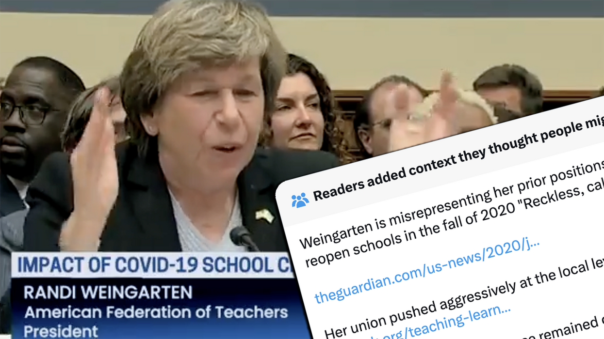 Randi Weingarten tries rewriting history of her teachers' union thuggery during pandemic, gets DESTROYED by fact-checkers