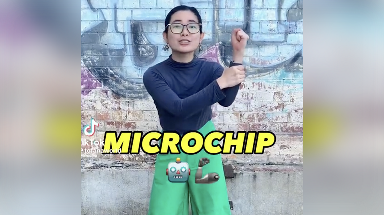 Watch: That chick on Twitter bragging about the microchip she has in her arm? She might be a lunatic