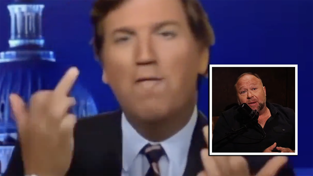 Watch: Alex Jones shares what his Tucker Carlson sources tell him REALLY happened