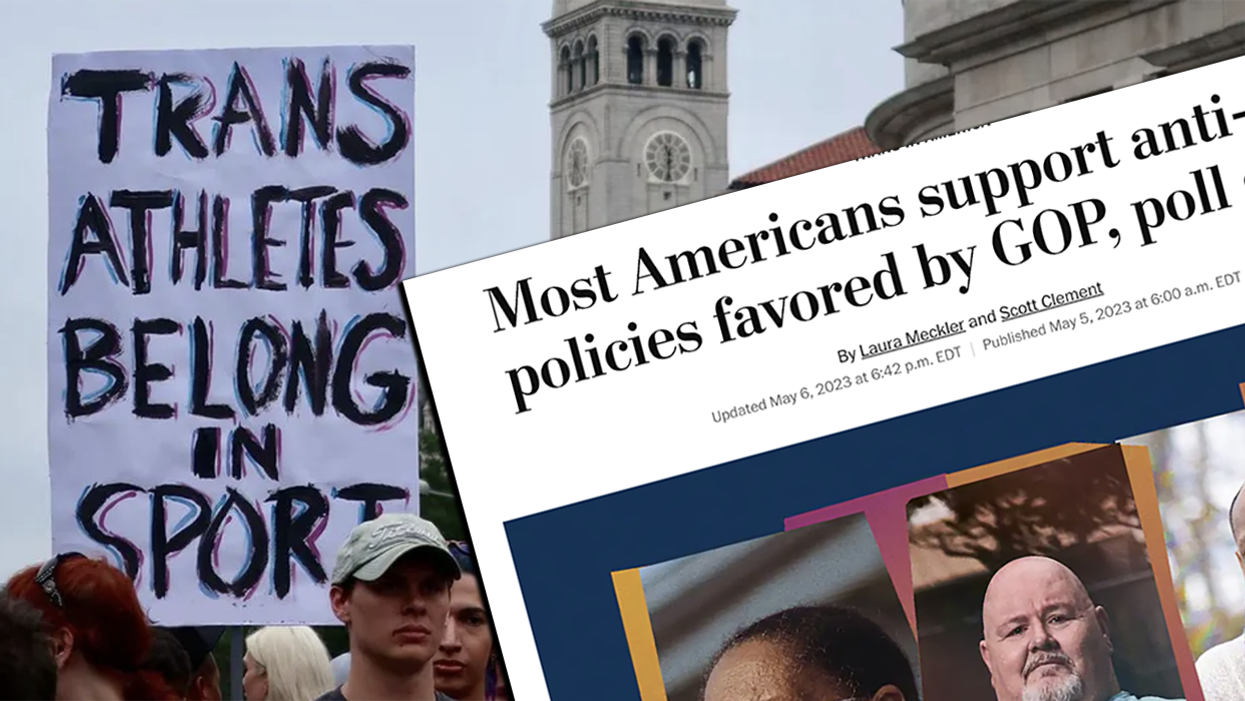 An overwhelming majority of Americans support science, oppose biological males competing in women's sports