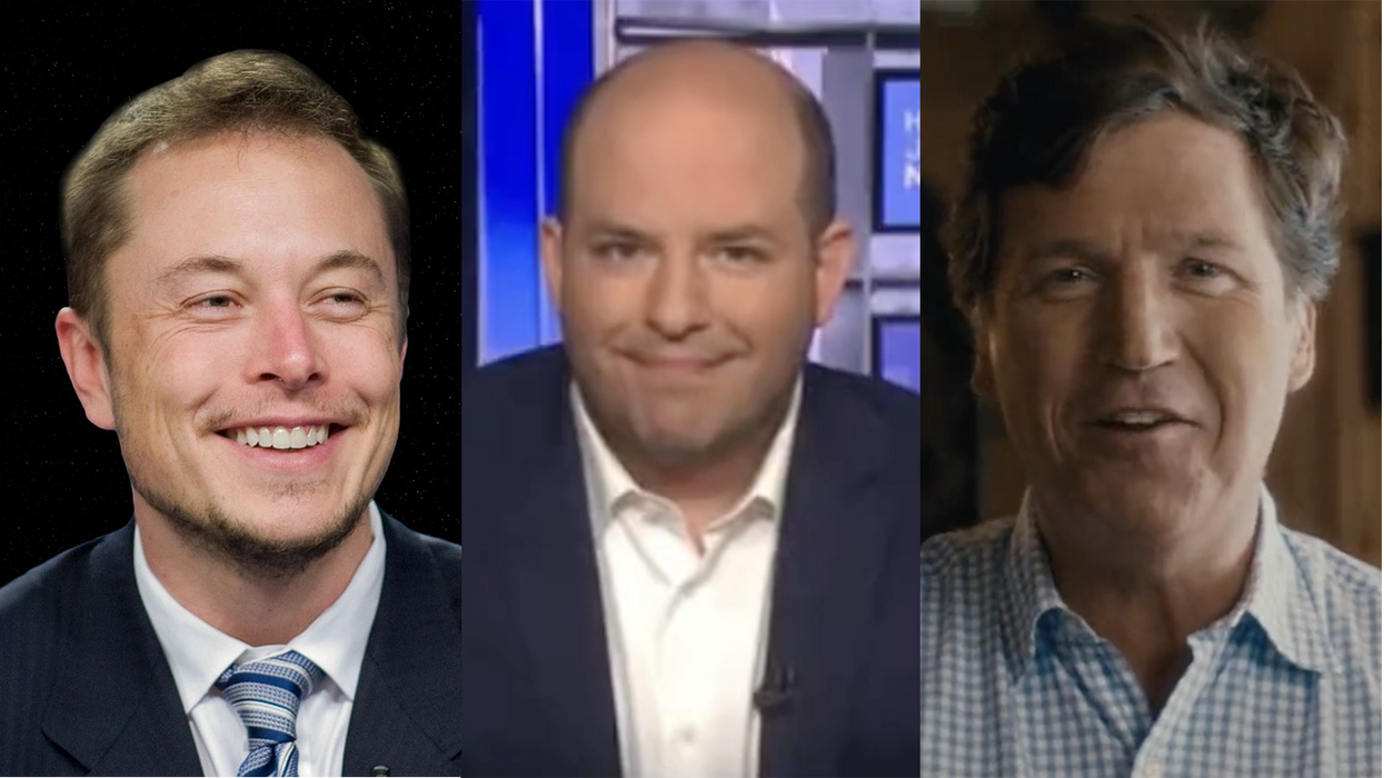 Watch: MSNBC digs up moldy potato head Brian Stelter to bash Tucker Carlson's "deal" with Elon Musk