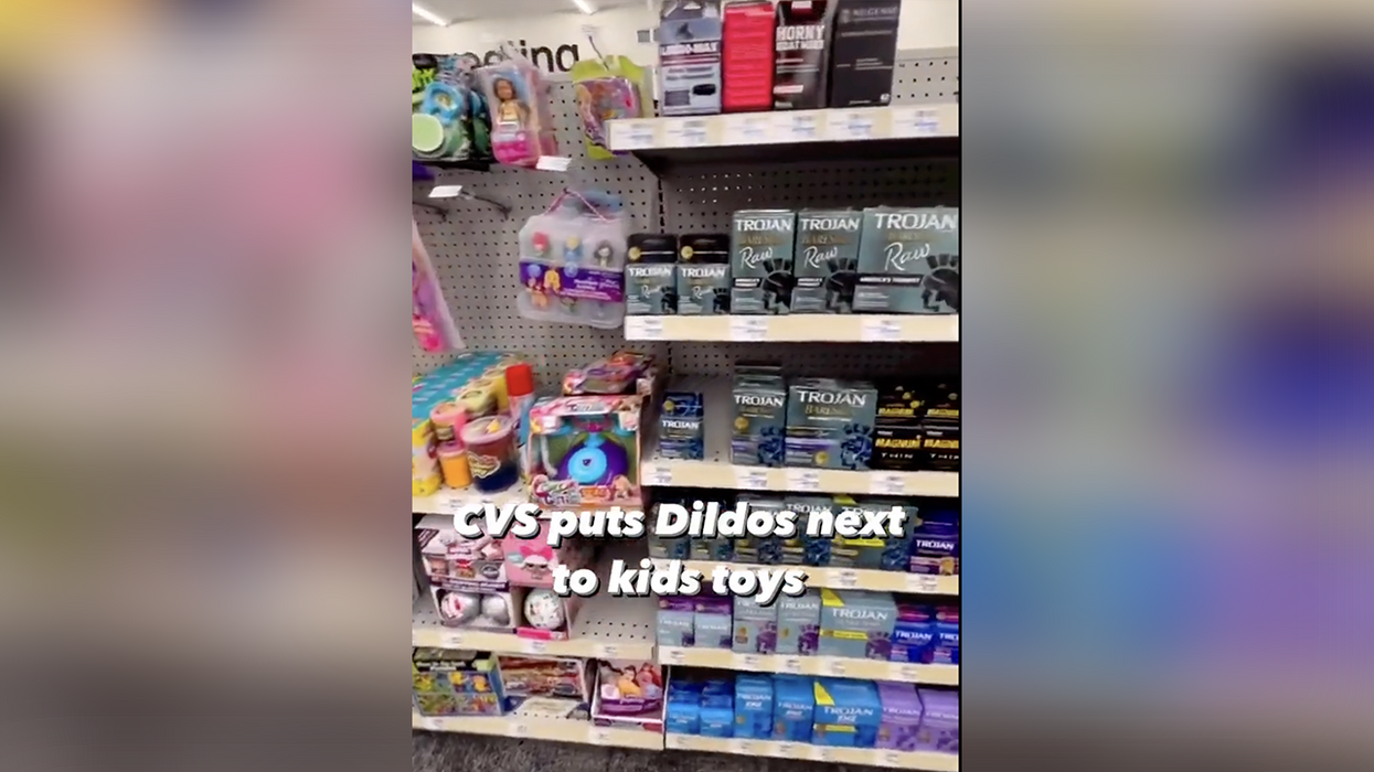 Viral video claims CVS is placing children's toys in the same aisle as sex toys