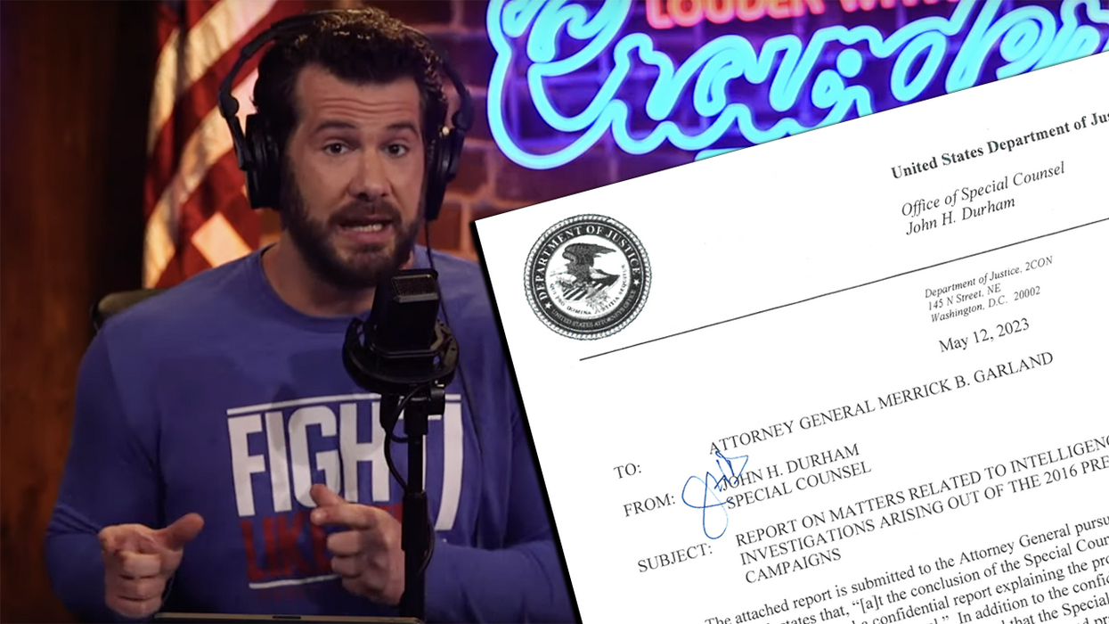 Crowder goes OFF: Durham Report proves what the FBI did is 100 times WORSE than what happened on January 6th