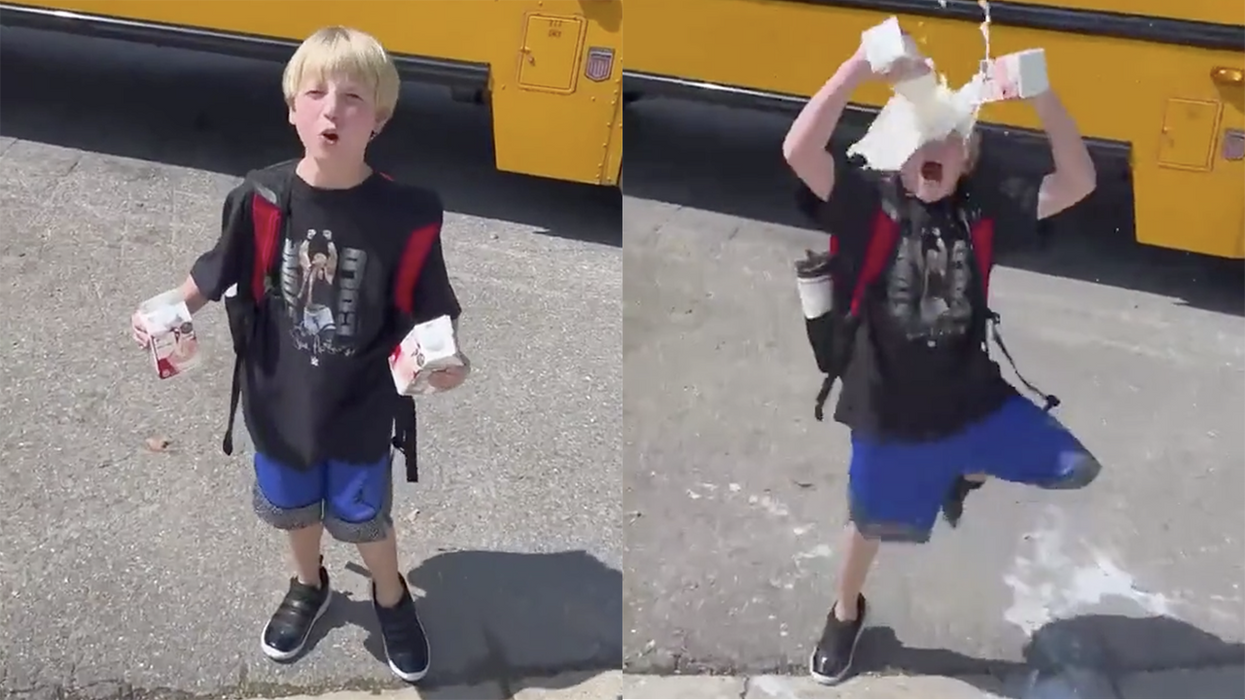 WHAT? Little man owns the internet, nails perfect Stone Cold Steve Austin impersonation on the last day of school