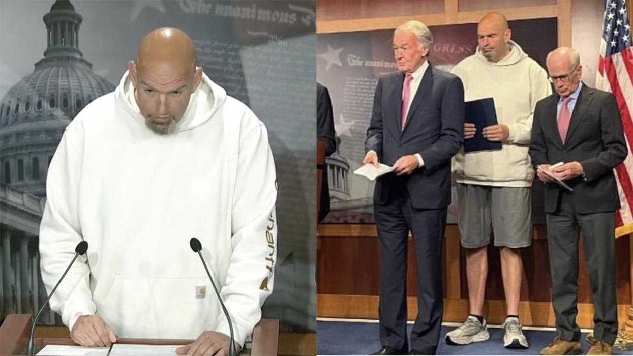 AP circles the wagons, celebrates John Fetterman dressing like a slob: "Redefining fashion"