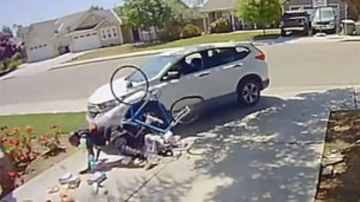 Watch: Dude shoplifts from a Dollar Tree, so the manager ran him down with her car