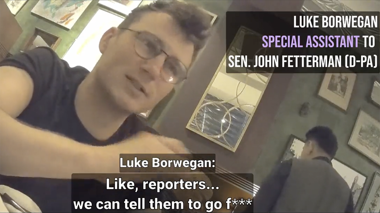 Watch: John Fetterman's "special assistant" caught exposing how Democrats treat reporters as cheap prostitutes