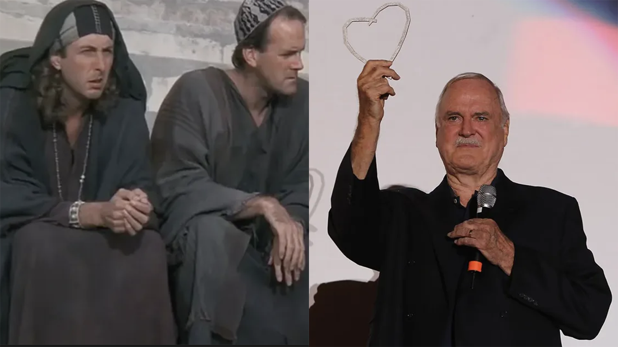 John Cleese calls fake news, WON'T let woke Tony Award-winning actors censor Monty Python's The Life of Brian