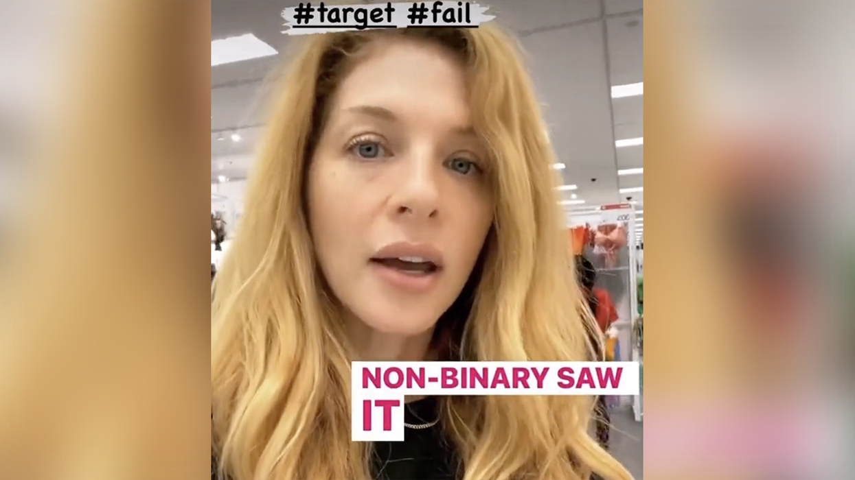 Watch: Hollywood actress blasts Target's "performative allyship," claims non-binary 7-year-old can't shop there anymore