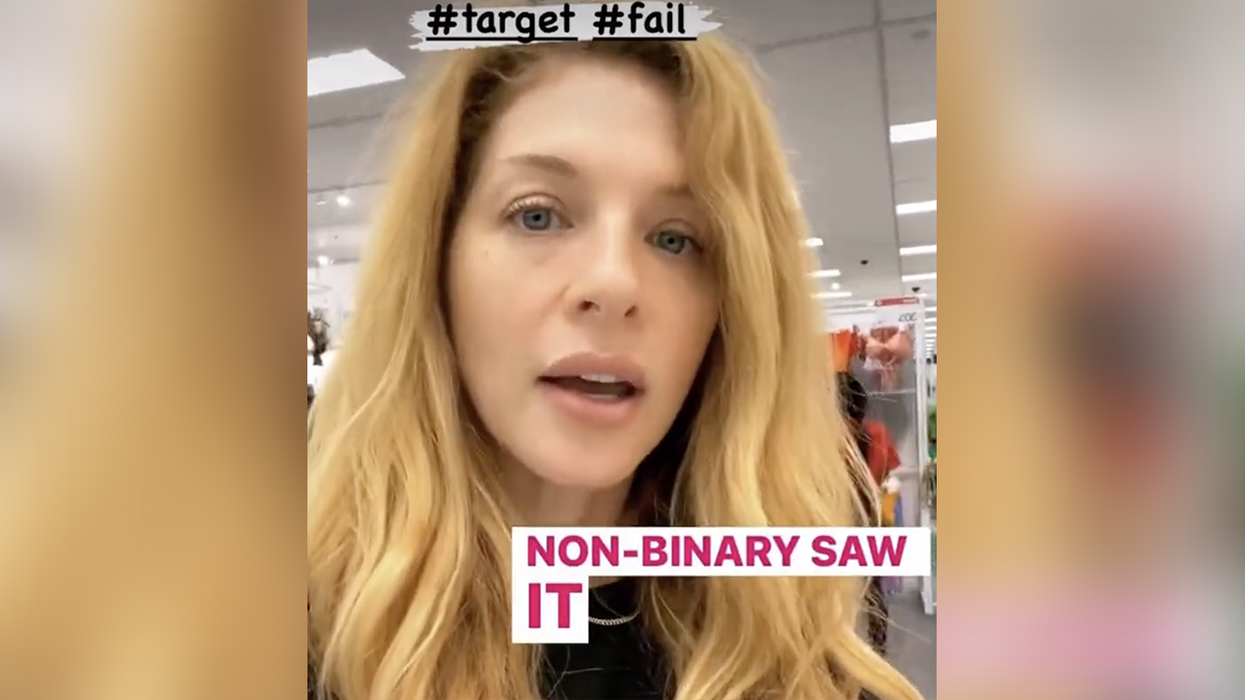 Watch: Hollywood actress blasts Target's "performative allyship," claims non-binary 7-year-old can't shop there anymore